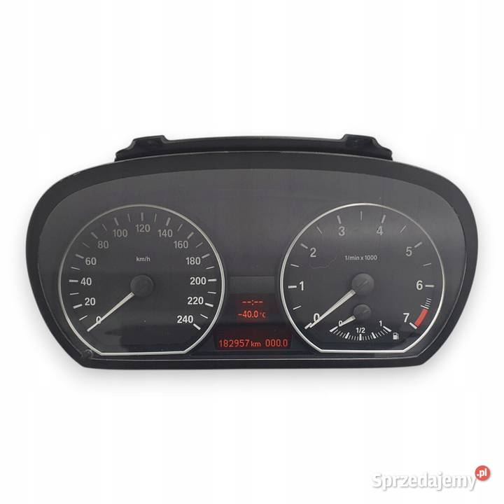 LICZNIK ZEGARY BMW E81 E87 20 i Benzyna 182 957 Chełm