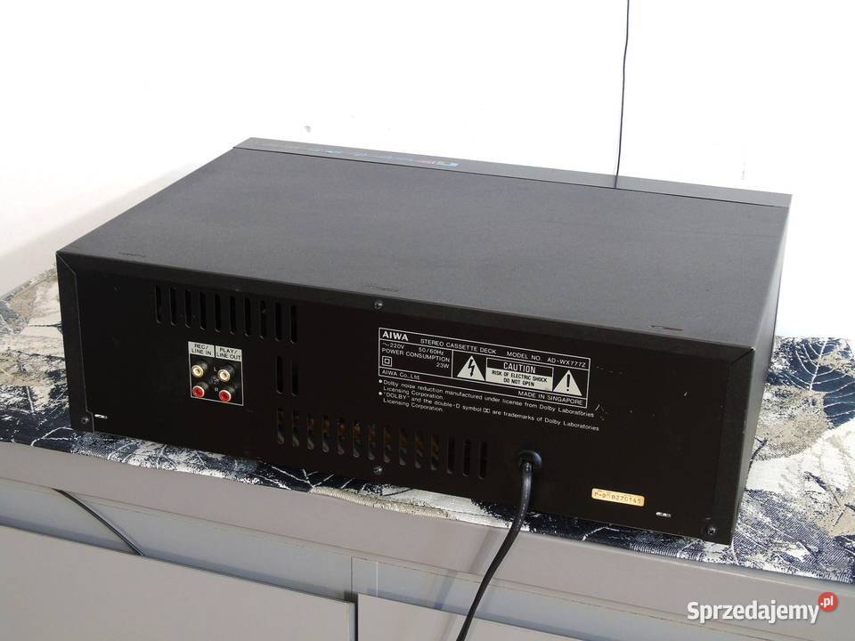 Magnetofon Aiwa ADWX777 ładny WYSYŁKA Magnetofony Jasło