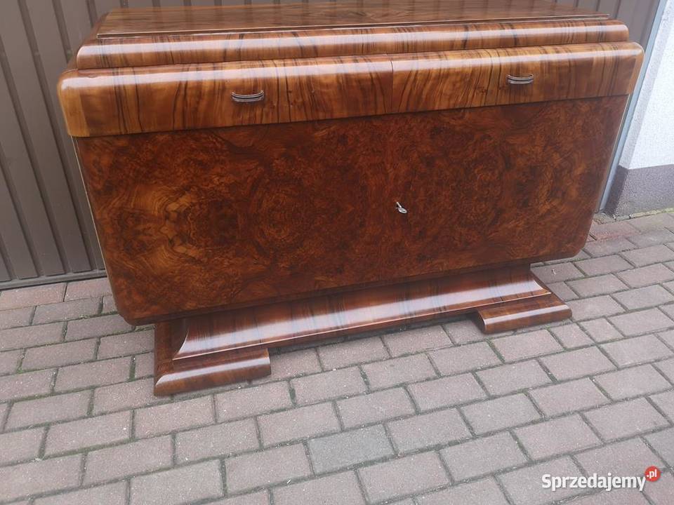 Komoda ARTDECO RTV Orzech Zjawiskowa Stara Antyk wielkopolskie Swarzędz