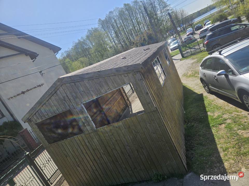 Wiata 3 x 55 drewniana solidna Pozostałe Tychy sprzedam