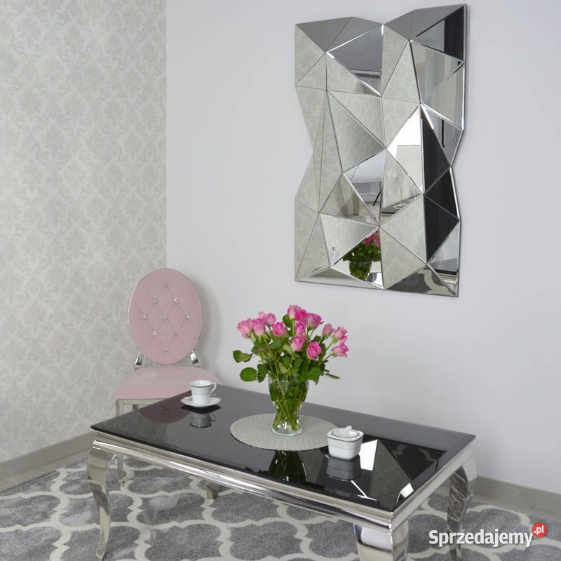 Nowczesne designerskie lustro do salonu