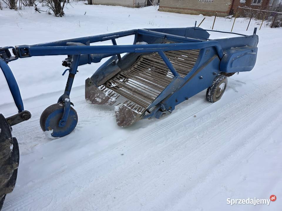 Kopaczka elewatorowa dwurzedowa do ziemniakow nieuszkodzony Kopaczki Samborzec