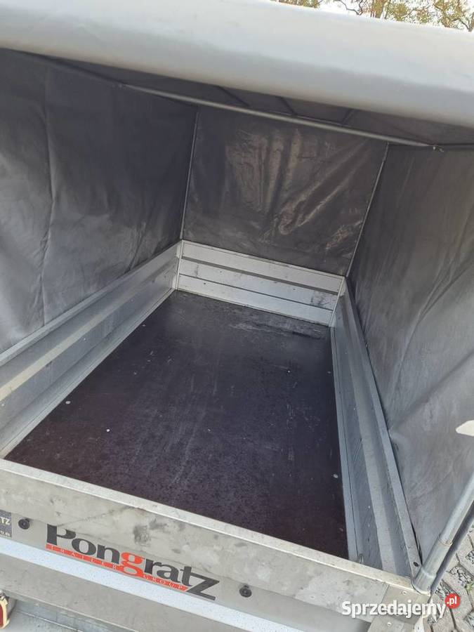 Przyczepa Pongratz lekka 750 2x1m plandeka Drogobycza
