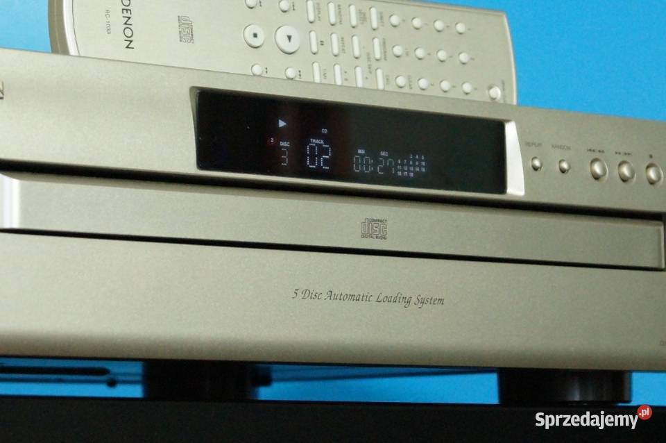 ZMIENIARKA NA 5 PŁYT CD DENON DCM500AE Z PILOTEM Odtwarzacze CD i MD Jerzmanowice