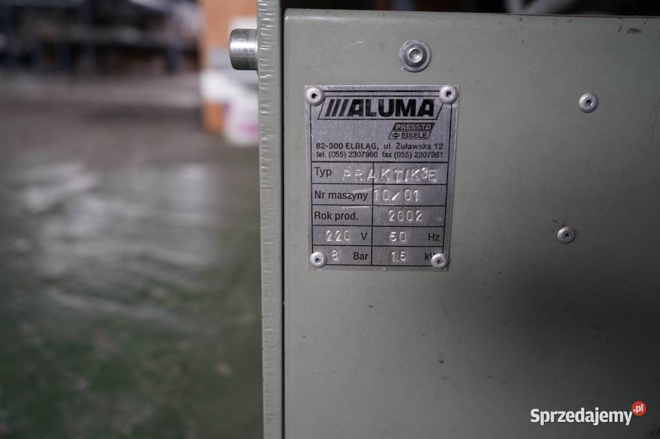 Frezarka do odwodnień ALUMA PRKATIK 3E Wałcz