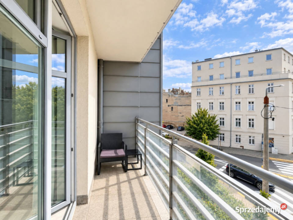Kawalerka 37 m z dużym balkonem Wierzbowa Poznań Mieszkania wielkopolskie