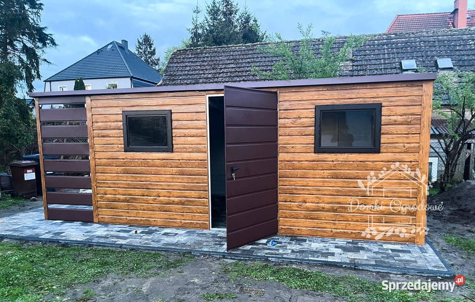 Schowek Domek Ogrodowy 5x25m Wiata 15m wielkopolskie