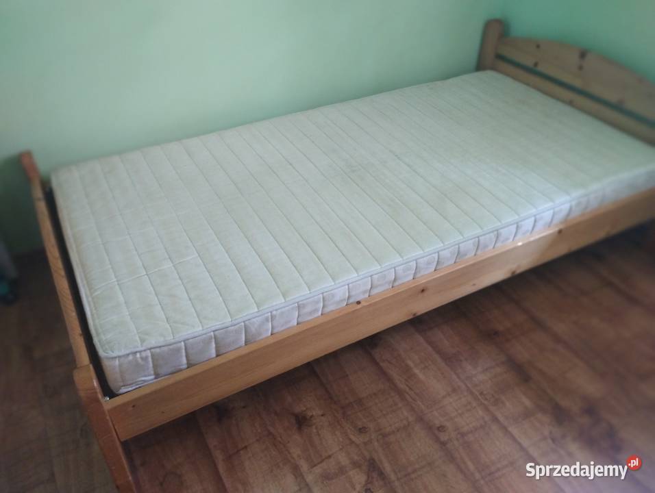 Łóżko 200x100 z materacem sosna Grotniki