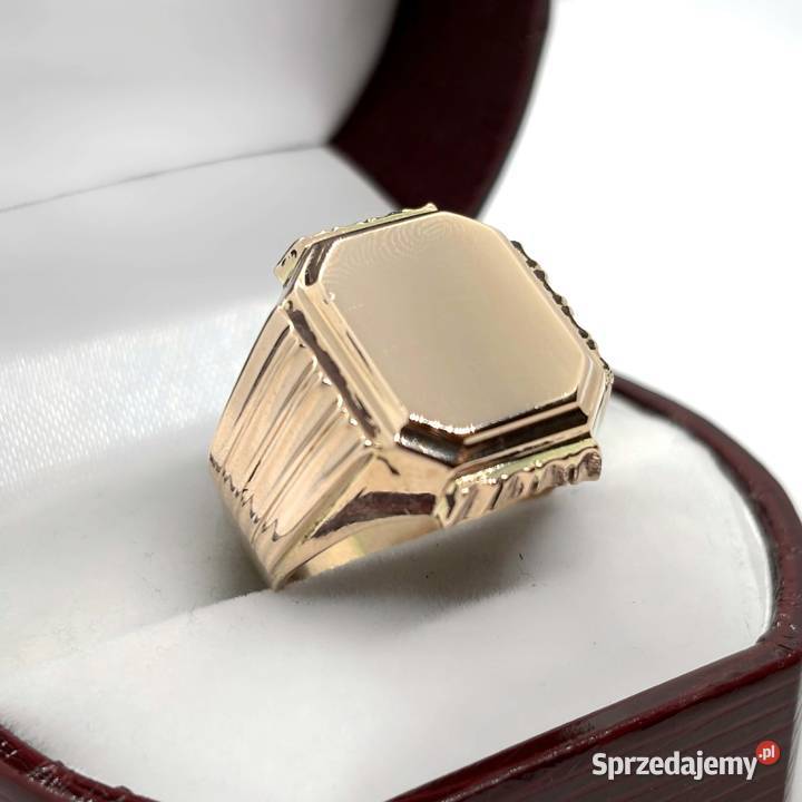 Złoty Sygnet Próby 583 1369g Rozmiar 23 Elbląg sprzedam