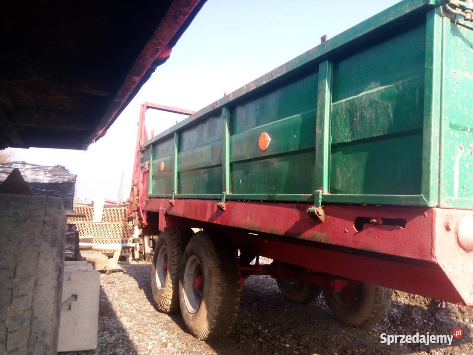 Rozrzutnik obornika tandem 6 ton wafarma Śmigiel