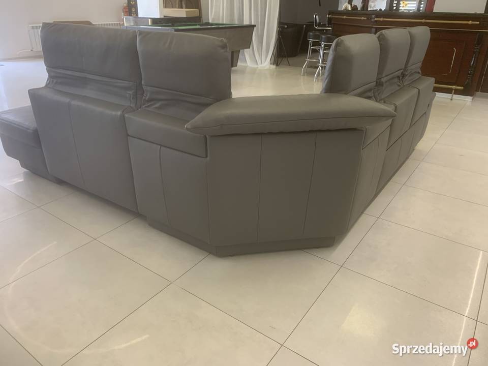 HIMOLLA NIEMIECKI NAROŻNIK SKÓRA NATURALNA Kalety