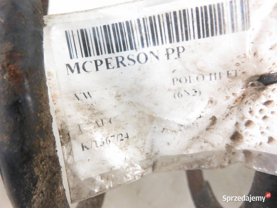 MCPERSON PRAWY PRZEDNI VW POLO III 10 MPI