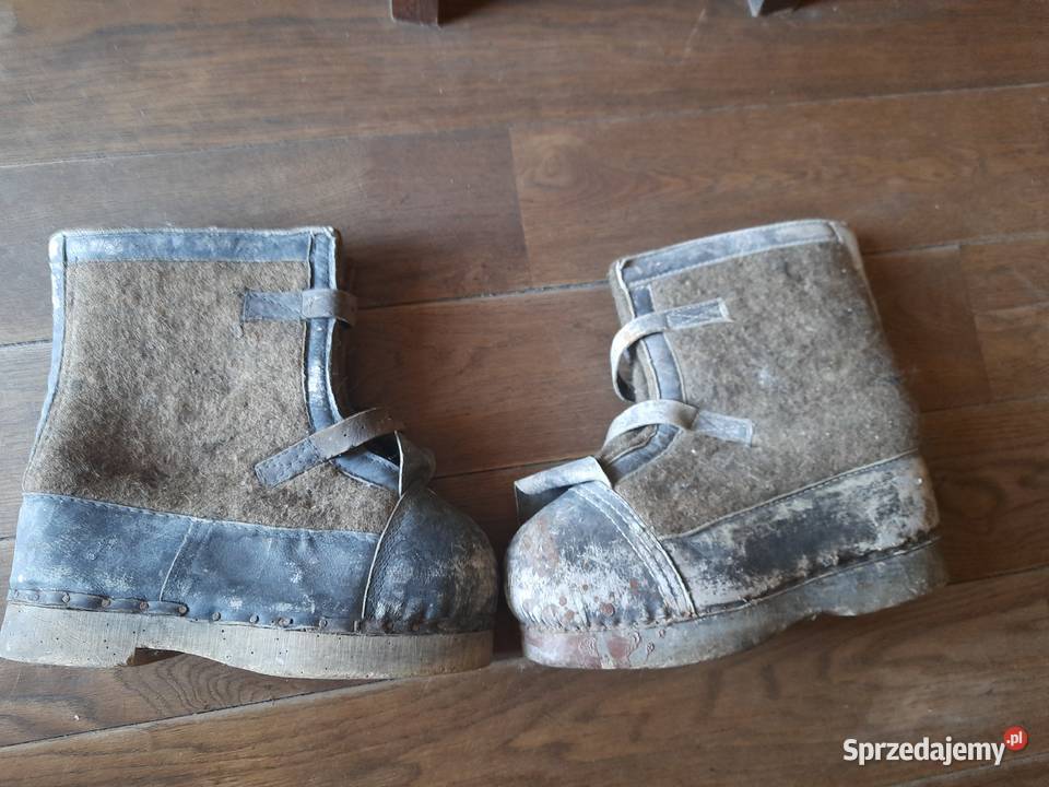 historyczne buty wartownicze Wehrmachtu z czasów Morąg