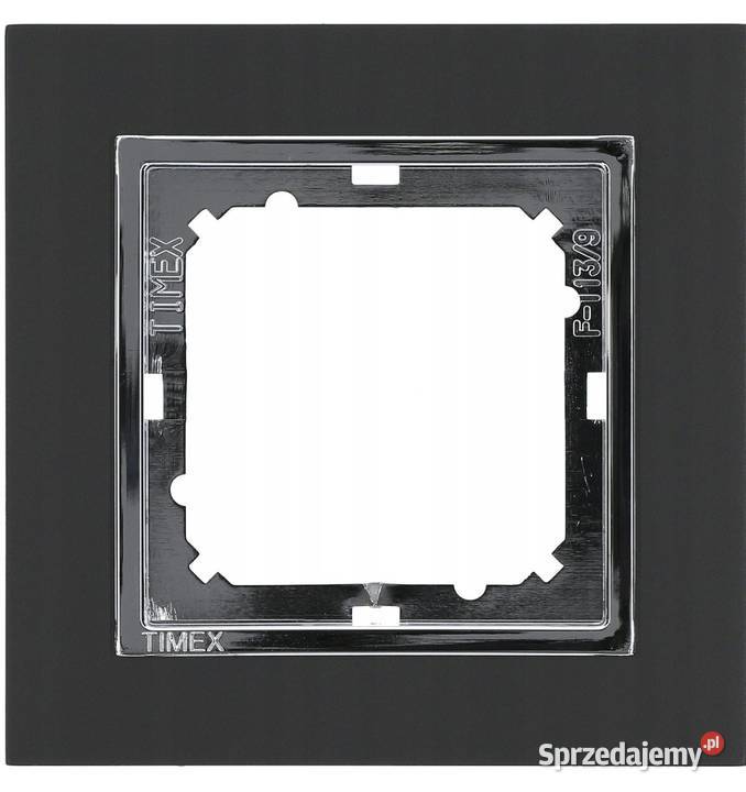 Ramka pojedyncza Magic Timexelektro kolir Czarny Włoszakowice