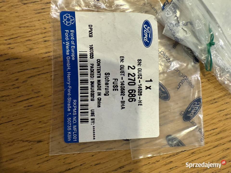 Bezpiecznik Ford Oryginał 30 nowy GU5Z14526HE Kolbuszowa Dolna