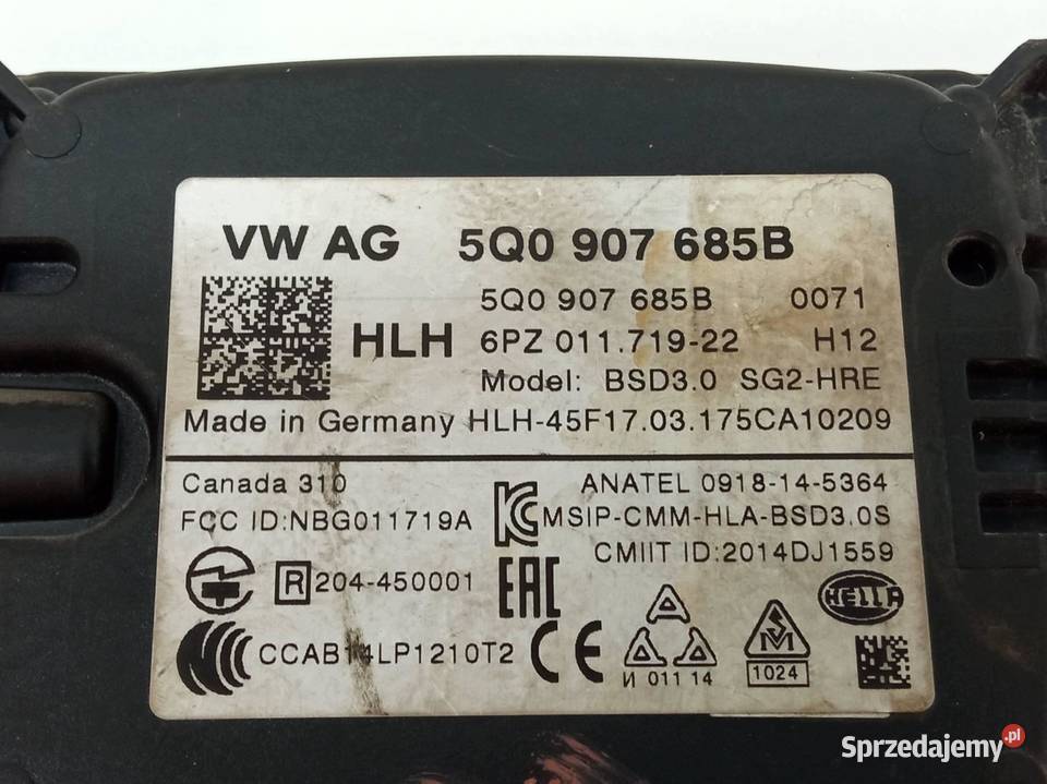 MODUŁ 5Q0907685B Skoda Superb III 20152024