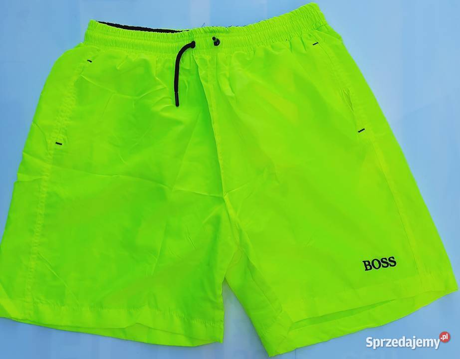 4XL kąpielówki HUGO BOSS żółte neon pas 8090 Hugo Boss Szczerbice