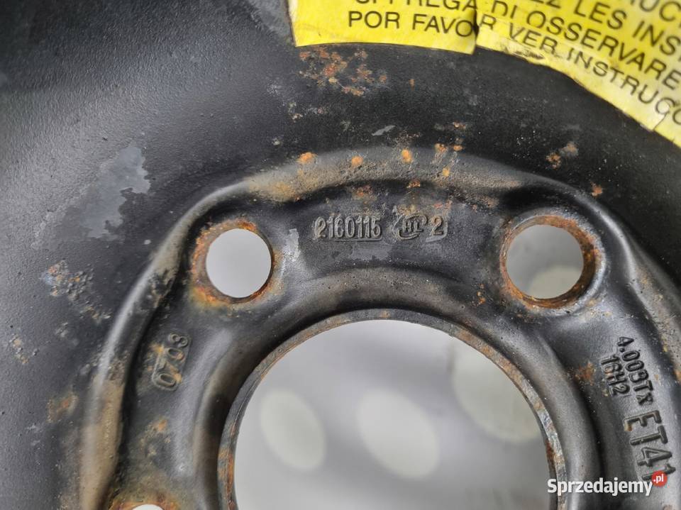 KOŁO DOJAZDOWE Opel Vectra C Astra H dojazdówka Chełm