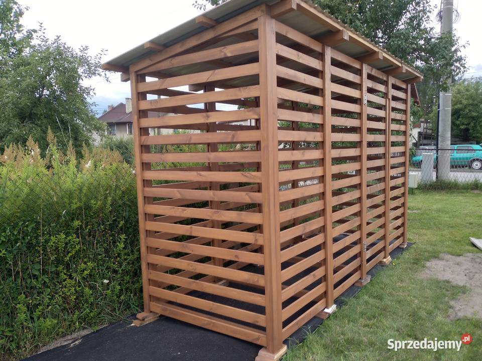 Drewutnia modułowa drewniana Blachownia