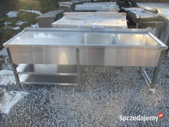 Zlew Gastronomiczny 2 Komorowy Stół Ze Zlewem i Ostrów Wielkopolski