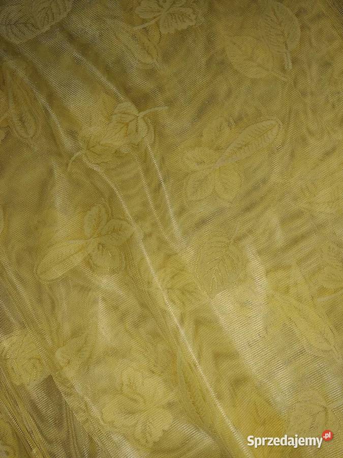 firana żakardowa żółta 250 wys Wrocław