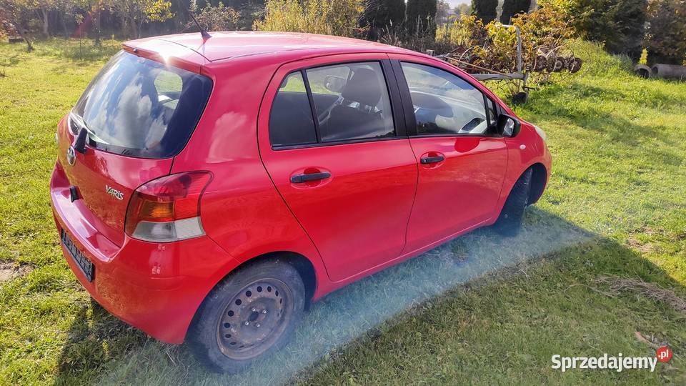 Toyota Yaris 13 benzyna 100 2009r 187200km podkarpackie Lubaczów sprzedam