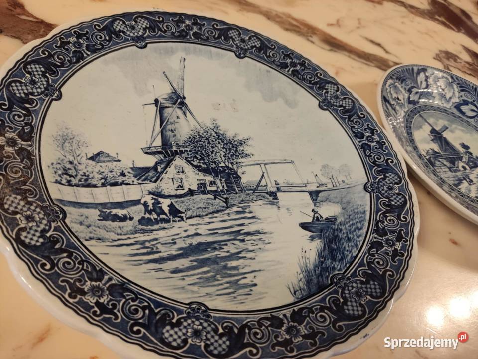 stare talerze zawieszki Royal Sphinx DELFT BOCH lubuskie Gorzów Wielkopolski sprzedam