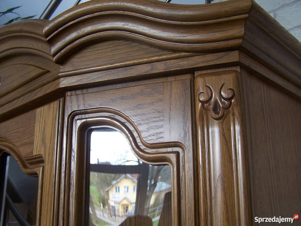 Witryna dębowa witrynka rustikal 115 Jasionów