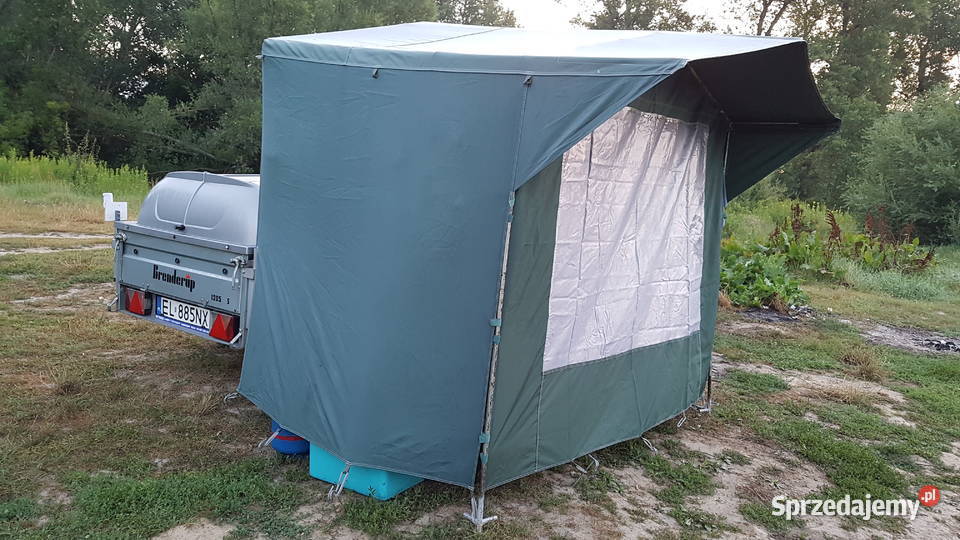 Przyczepa z pokrywą i namiotem Brenderup