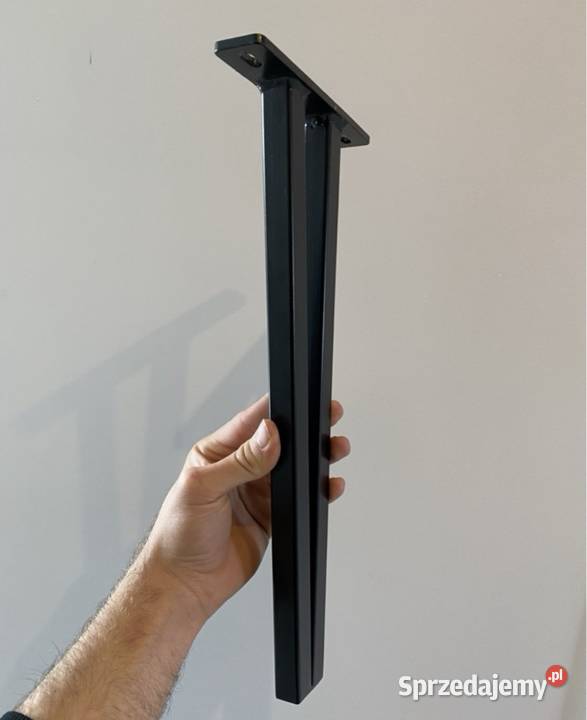 Czarne Nogi metalowe 45 Noga Stolik kawowy Bochnia