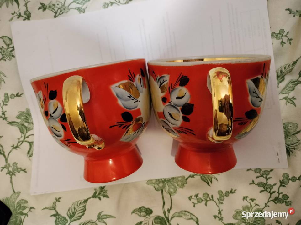 Dwie duże filiżanki RosjaUkraina Choszczno sprzedam
