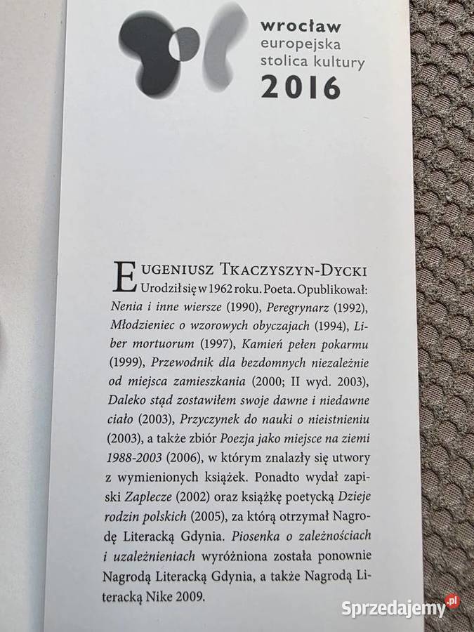 Eugeniusz TkaczyszynDycki Piosenka o Kraków sprzedam