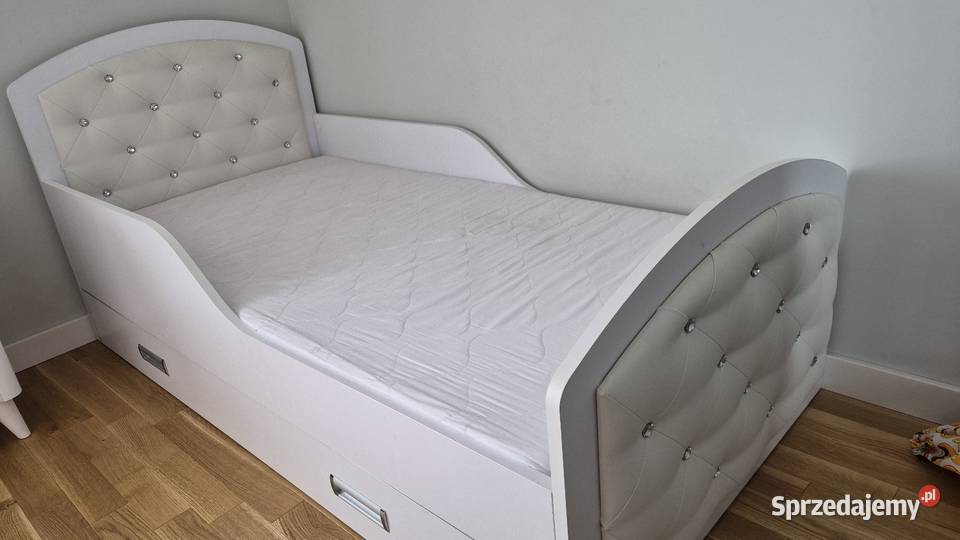 Łóżko dziecięce małej księżniczki białe z mazowieckie Warszawa sprzedam