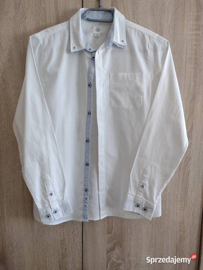 Wizytowe spodnie z koszulą 158 Rozmiar 158 Dąbrowa Górnicza sprzedam