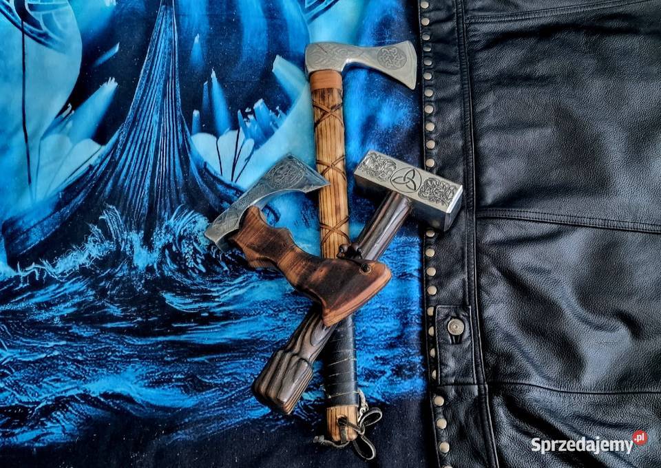 Karwasze Młot Thora Mjlnir nordycki runy Valknut mazowieckie