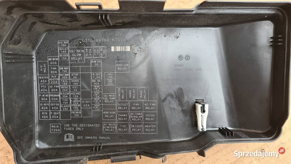 Mazda 6 GH Pokrywka skrzynka bezpieczników spod Legnica sprzedam