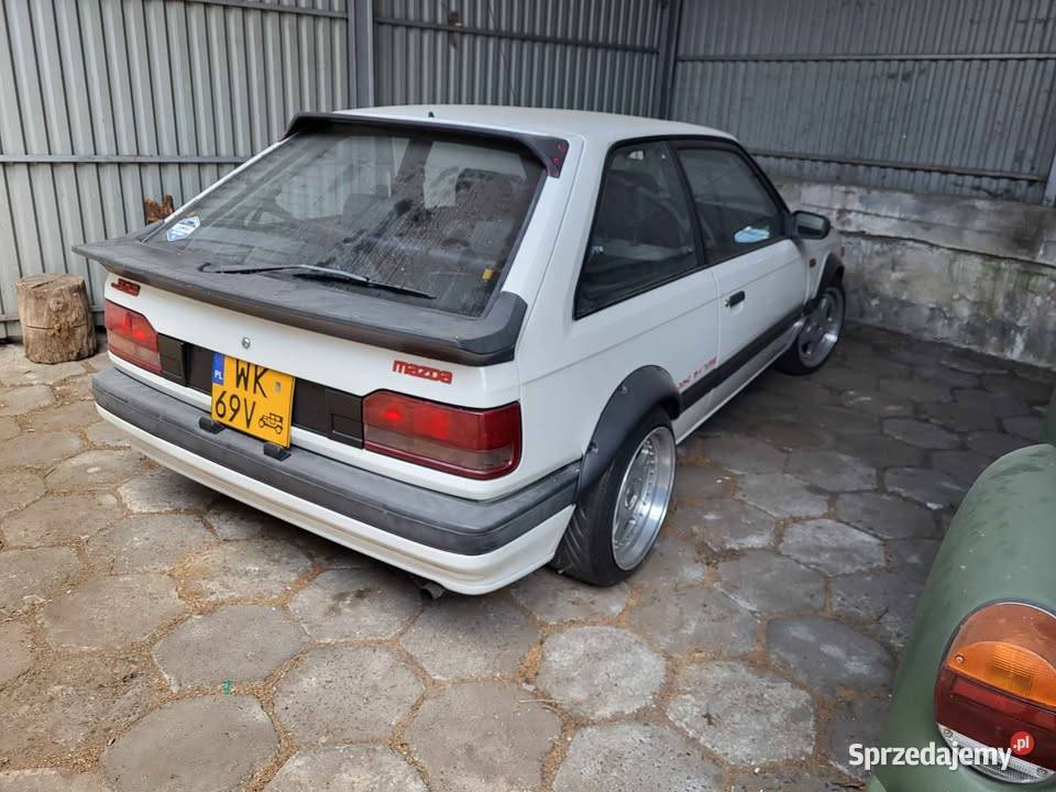 MAZDA 323 Turbo 16 16V FWD Żółte Tablice Warszawa