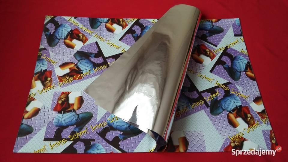 Folia metalizowana ozdobna 70 50 NOWA DUŻA ILOŚĆ małopolskie sprzedam