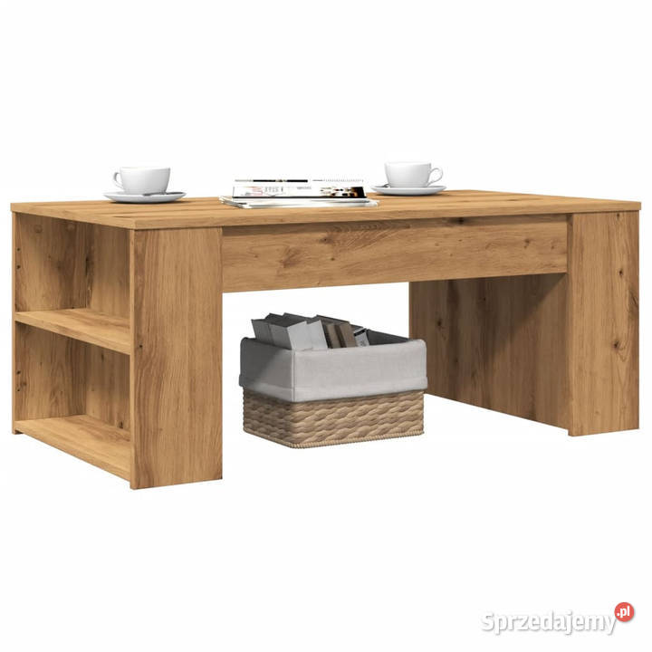 Stolik kawowy dąb artisan 102x55x42 WM856025 mazowieckie Warszawa