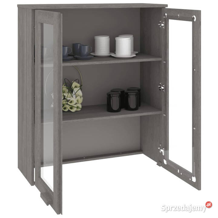 Nadstawka HAMAR jasnoszara 85x35x100 lite drewno mazowieckie Warszawa