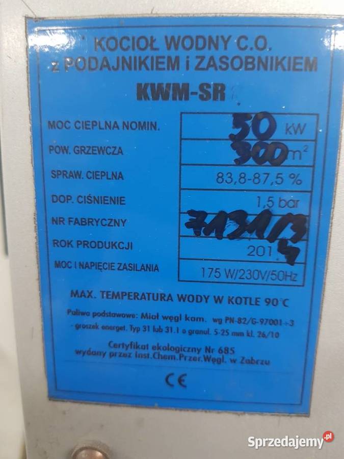 Kocioł Walendowscy KWMSR ekogroszek 50 kW Dom i Ogród Nowa Sucha