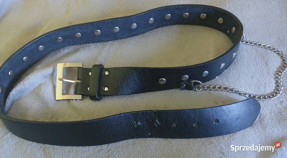 Pasek z łancuchem Paski lubelskie Józefów Roztoczański sprzedam