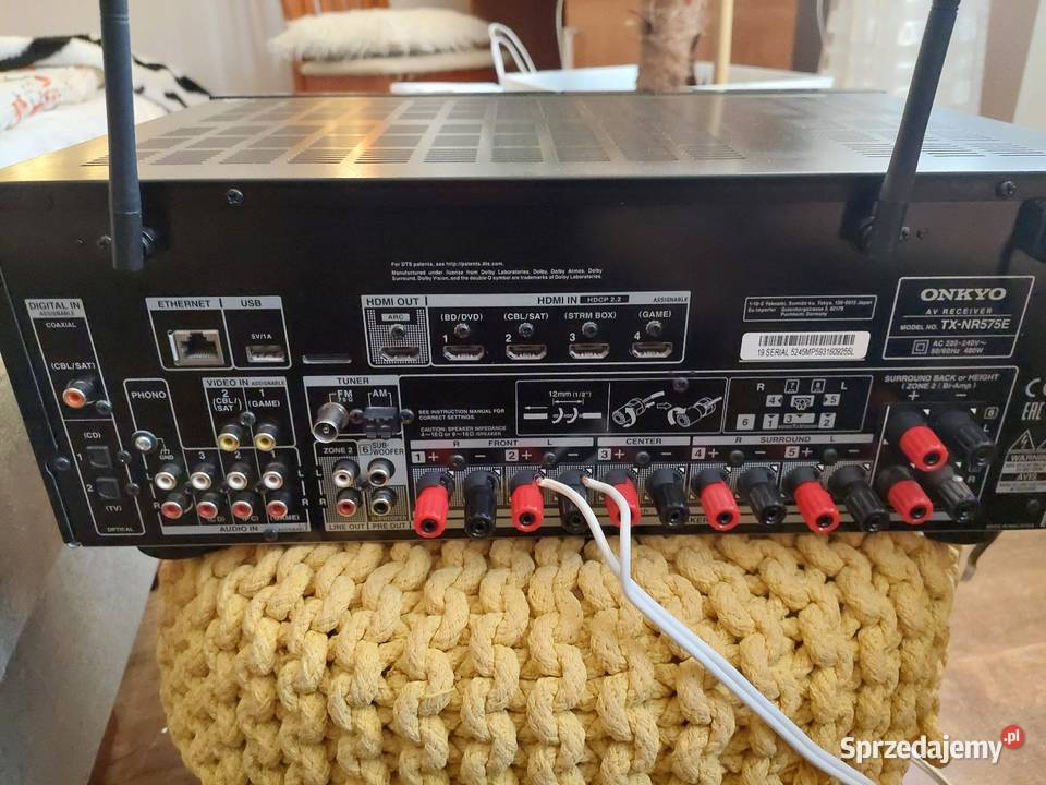 Onkyo TX575E głośniki TAGAzestaw kina domowego Podlasek
