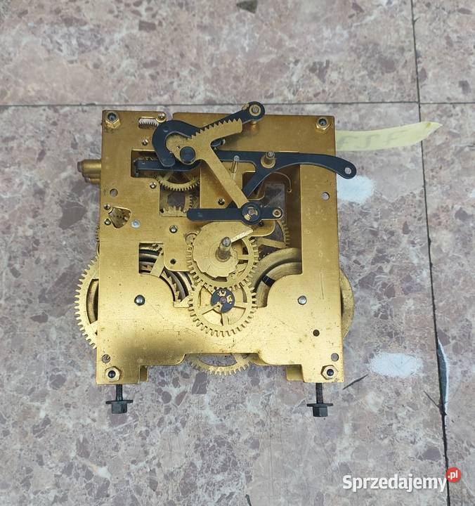 727 Mechanizm starego zegara ściennego Tczew