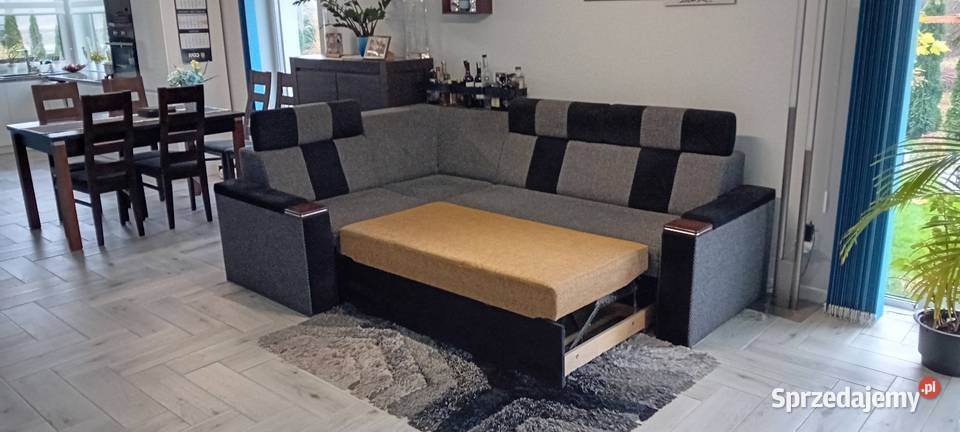 narożnik kanapa z funkcją spania