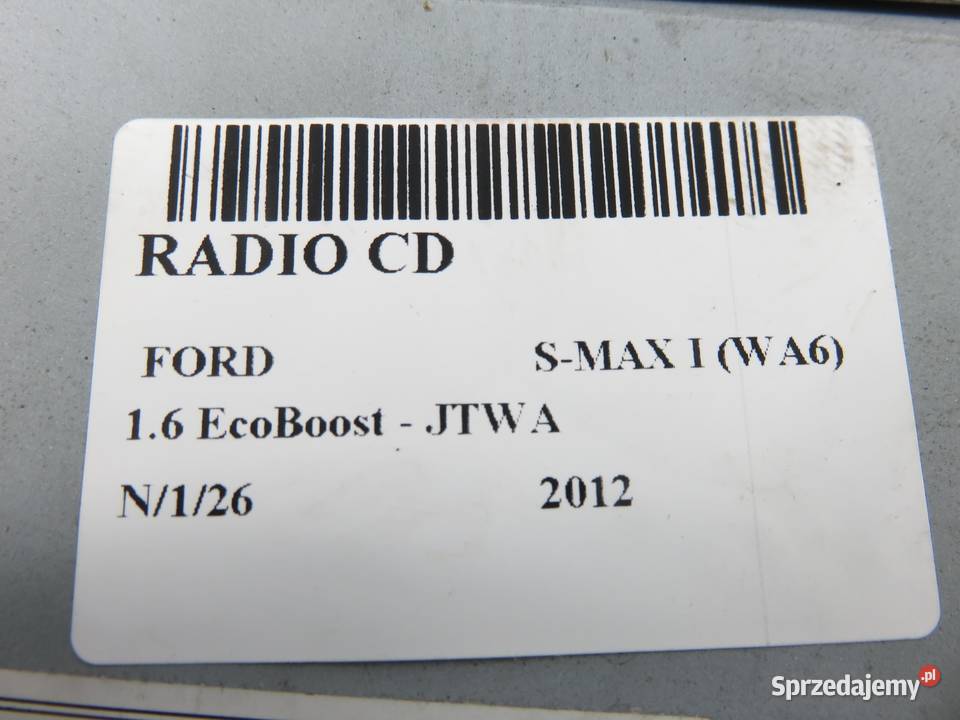 RADIO FORD S I WA6 7S7T18K931BL