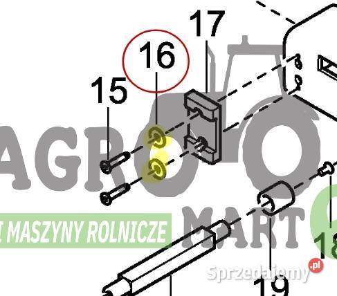 52090500042 PODKŁADKA 53x15x12 VADERSTAD Wichrów