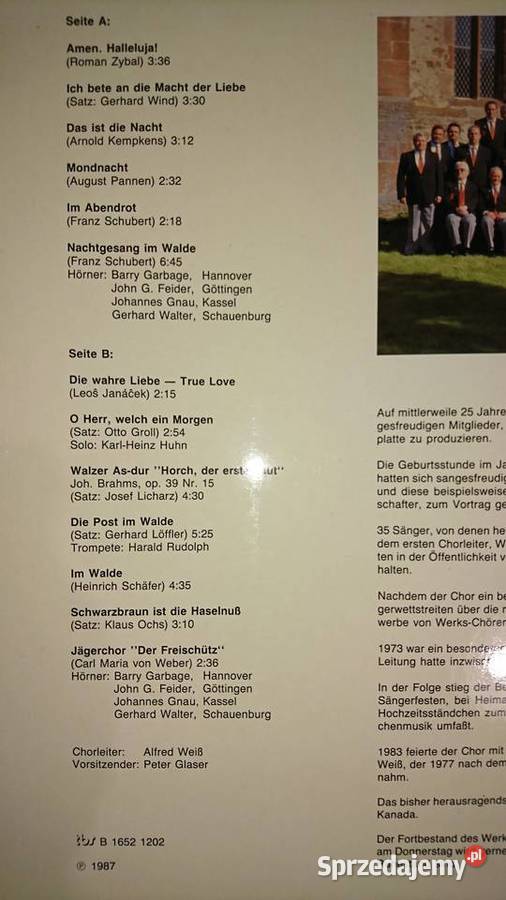 Płyta winylowa Ich kenne ein Land Viessmann