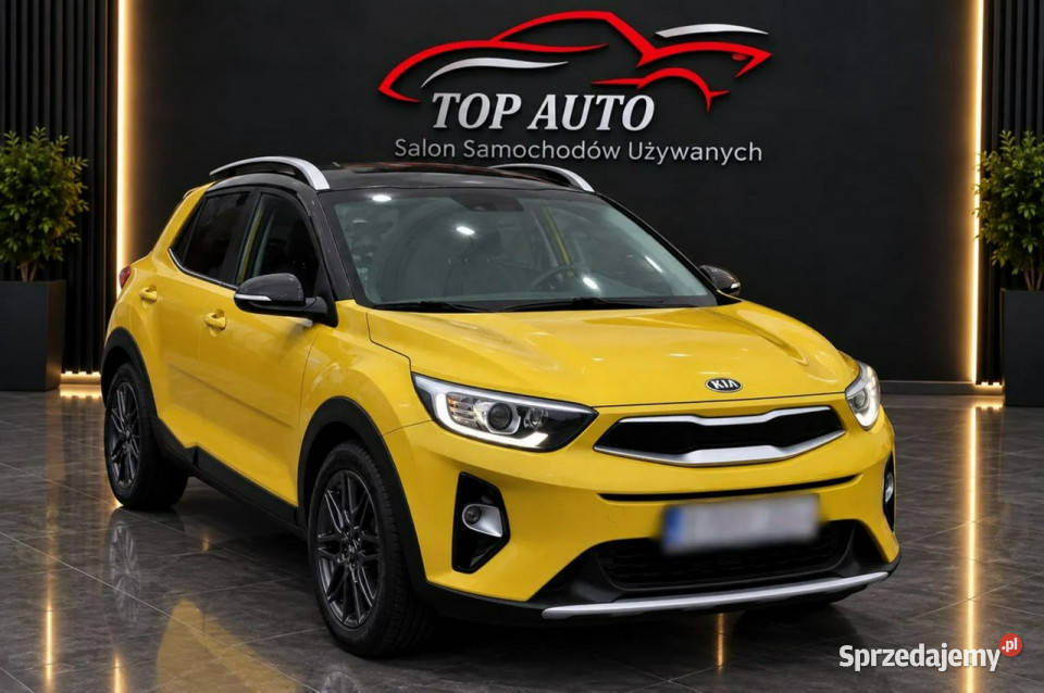Kia Stonic KIA STONIC 10 TGDI 120 80 Czarny Dach nieuszkodzony Warszawa