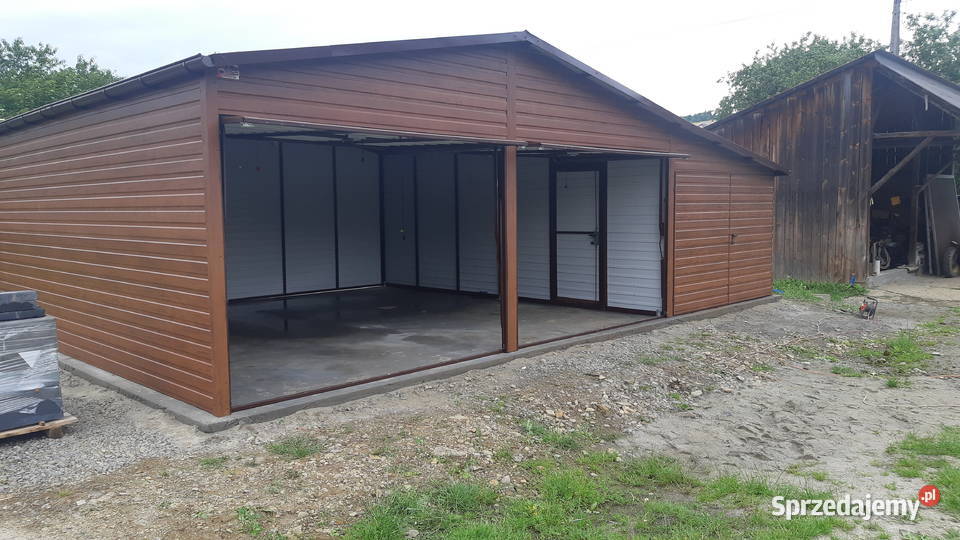 Garaż Blaszany WIELOSTANOWISKOWY 9x6 Wiata Legnica